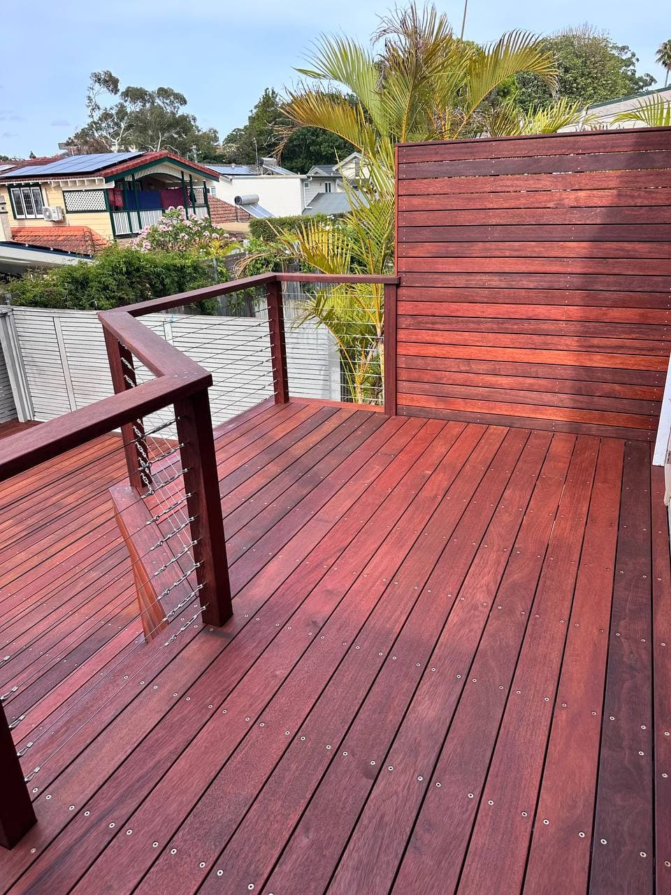 Merbau Privacy Screen