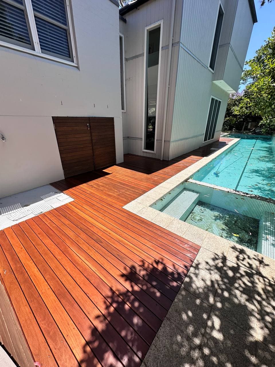 The same deck after restoration